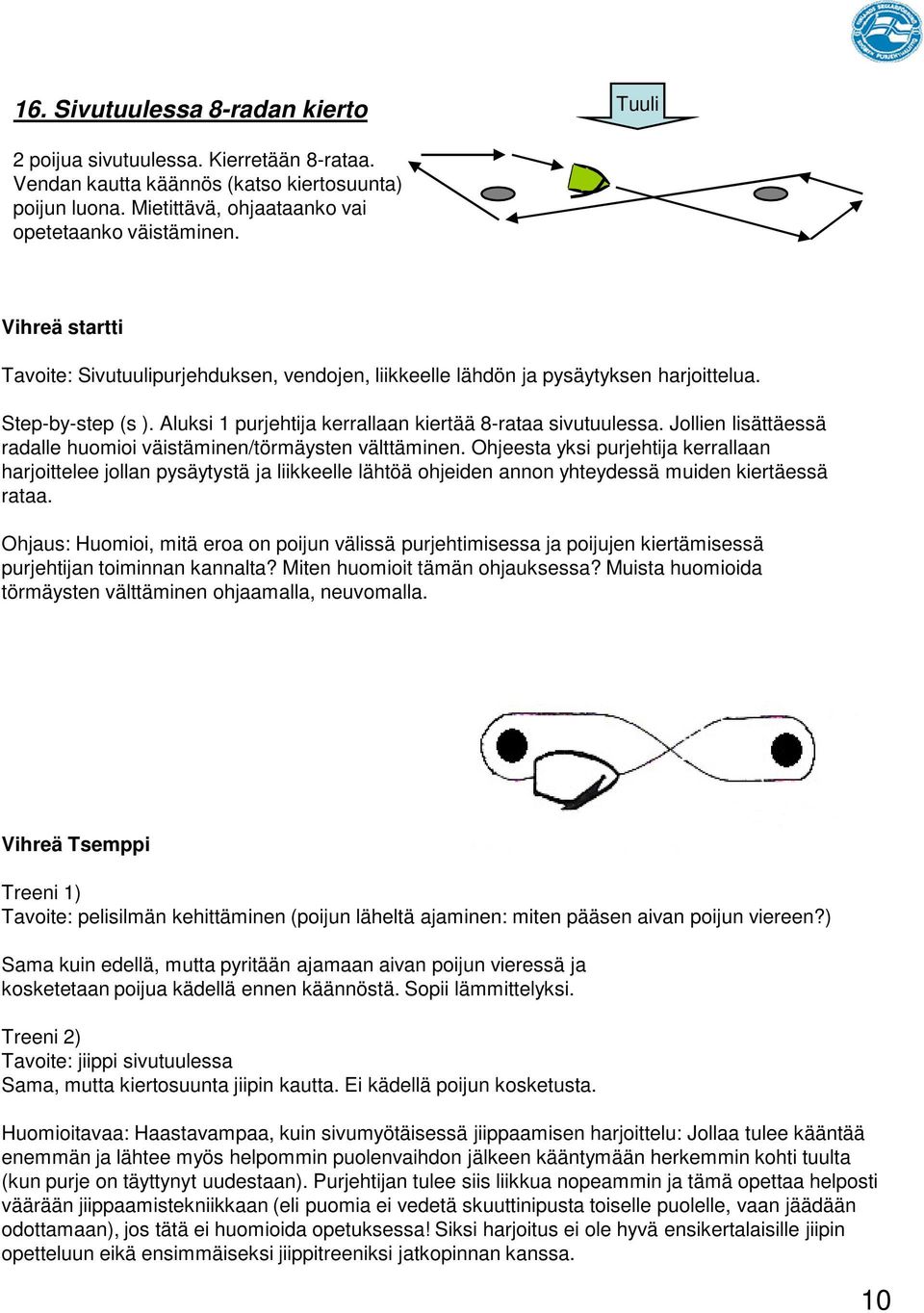 Jollien lisättäessä radalle huomioi väistäminen/törmäysten välttäminen.