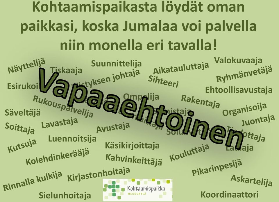 Suunnittelija Tiskaaja Valokuvaaja Esirukoilija Leipoja Ompelija