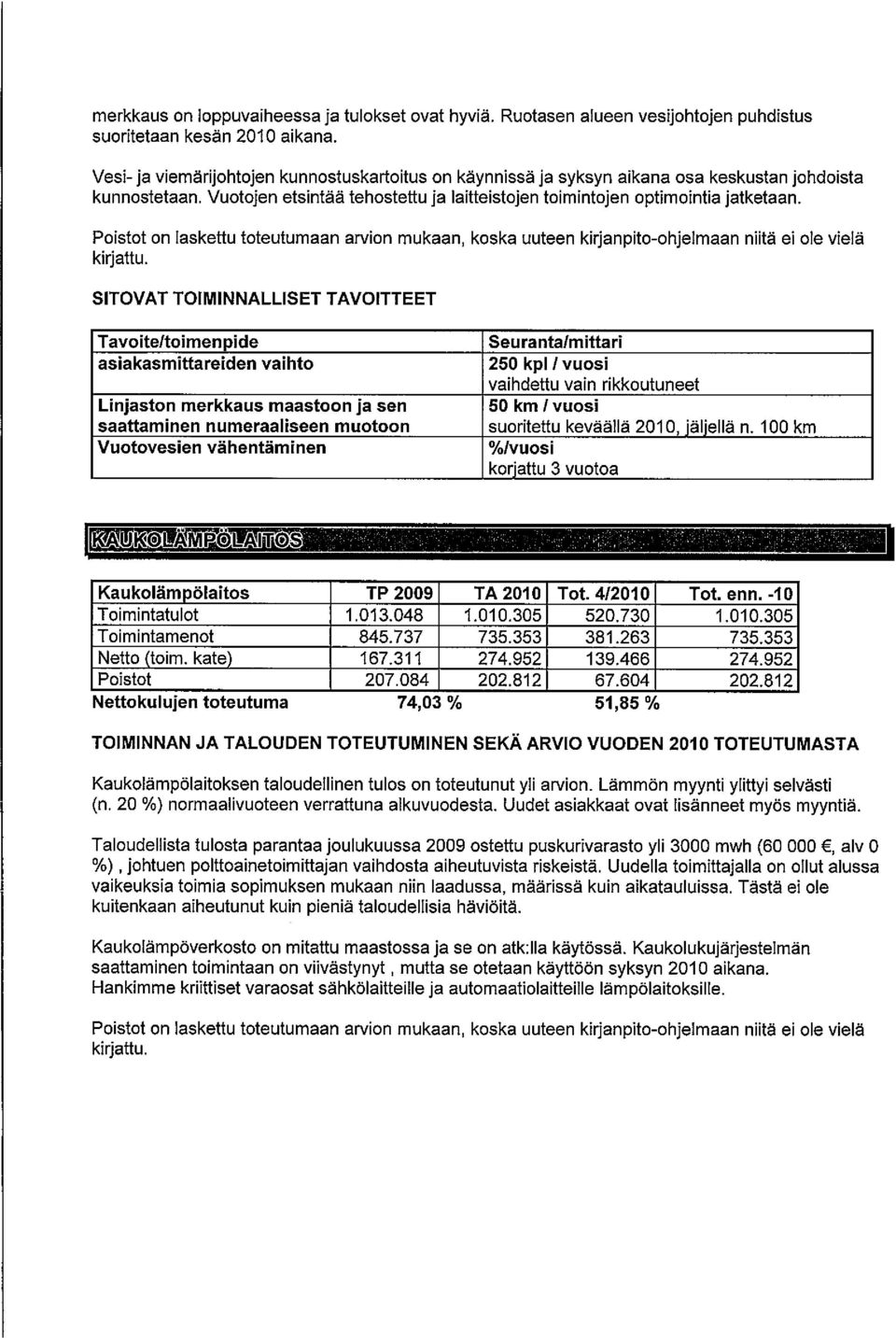 Poistot on laskettu toteutumaan arvion mukaan, koska uuteen kirjanpito-ohjelmaan nhta el ole viela kirjattu.