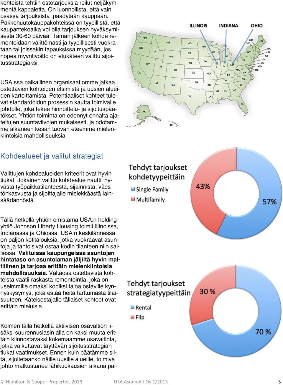 Tämän jälkeen kohde remontoidaan välittömästi ja tyypillisesti vuokrataan tai joissakin tapauksissa myydään, jos nopea myyntivoitto on etukäteen valittu sijoitusstrategiaksi.