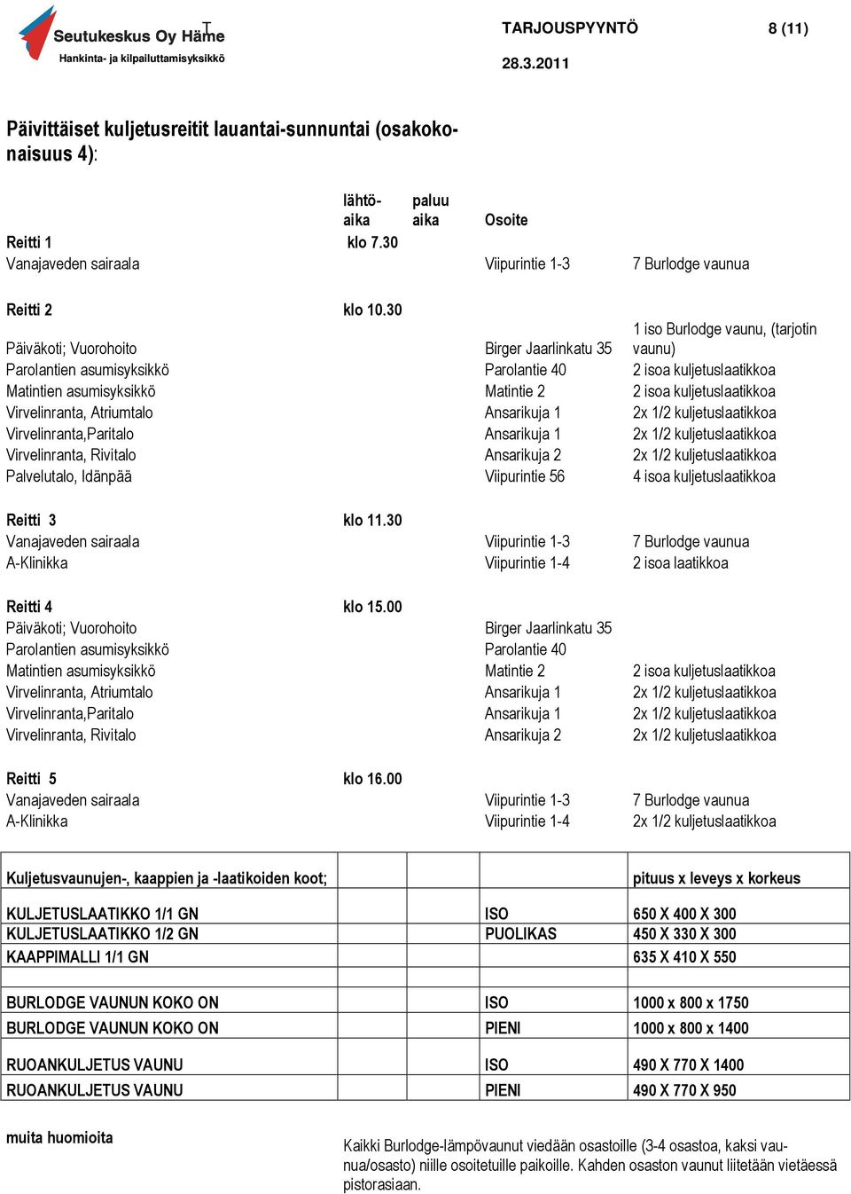 kuljetuslaatikkoa Virvelinranta, Atriumtalo Ansarikuja 1 2x 1/2 kuljetuslaatikkoa Virvelinranta,Paritalo Ansarikuja 1 2x 1/2 kuljetuslaatikkoa Virvelinranta, Rivitalo Ansarikuja 2 2x 1/2