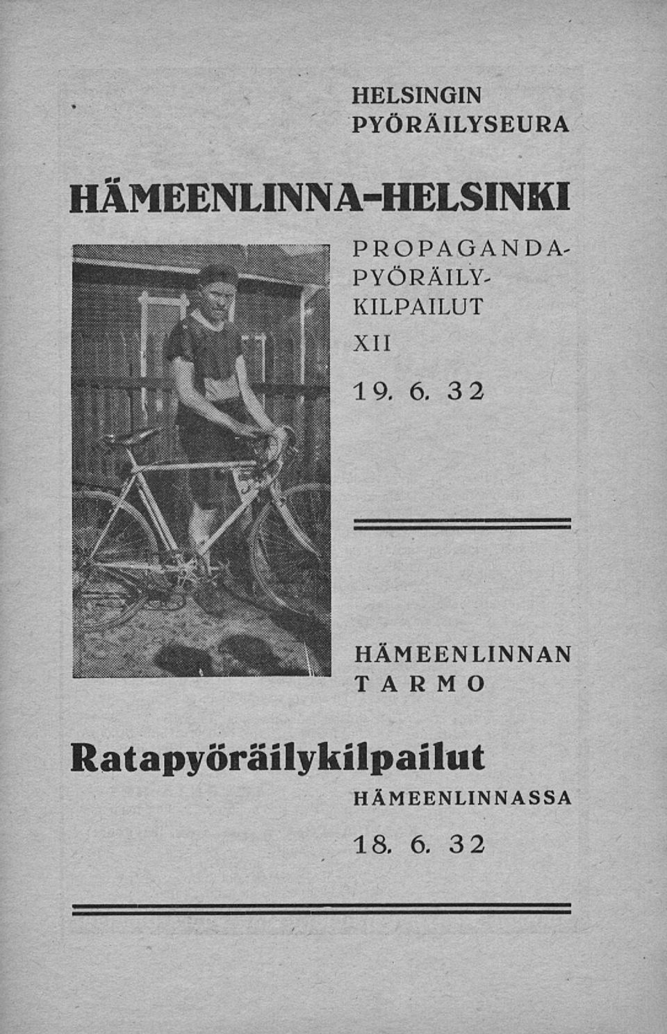 PYÖRÄILY- KILPAILUT XII 19, 6.