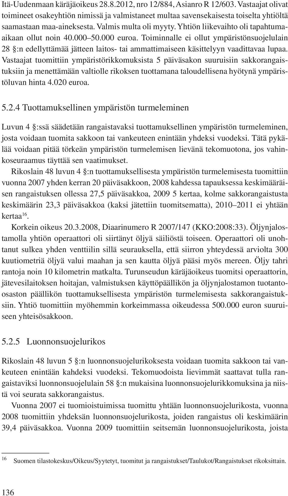 Toiminnalle ei ollut ympäristönsuojelulain 28 :n edellyttämää jätteen laitos- tai ammattimaiseen käsittelyyn vaadittavaa lupaa.