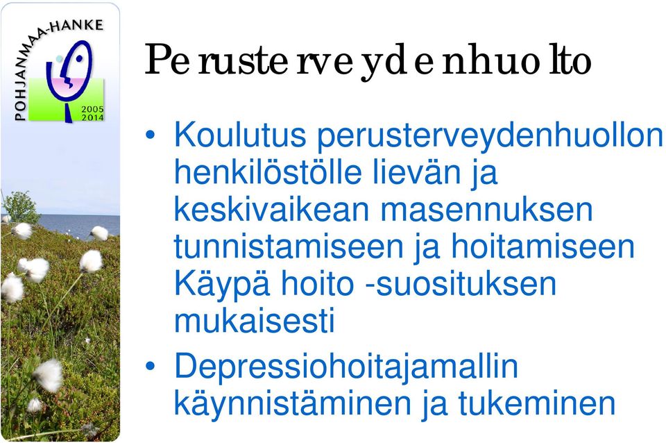 tunnistamiseen ja hoitamiseen Käypä hoito -suosituksen