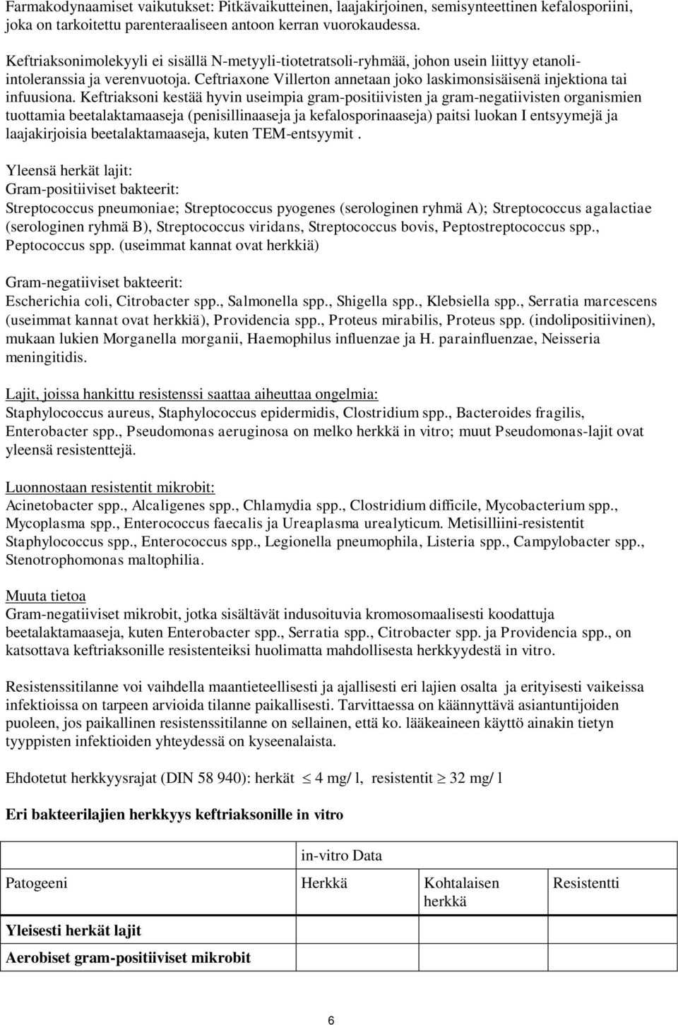 Ceftriaxone Villerton annetaan joko laskimonsisäisenä injektiona tai infuusiona.