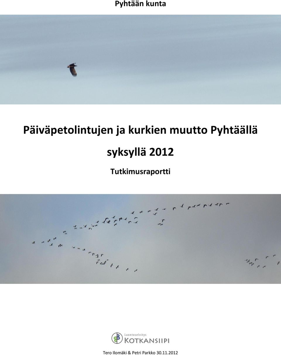 syksyllä 2012 Tutkimusraportti