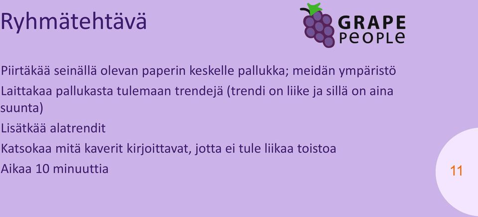 liike ja sillä on aina suunta) Lisätkää alatrendit Katsokaa mitä