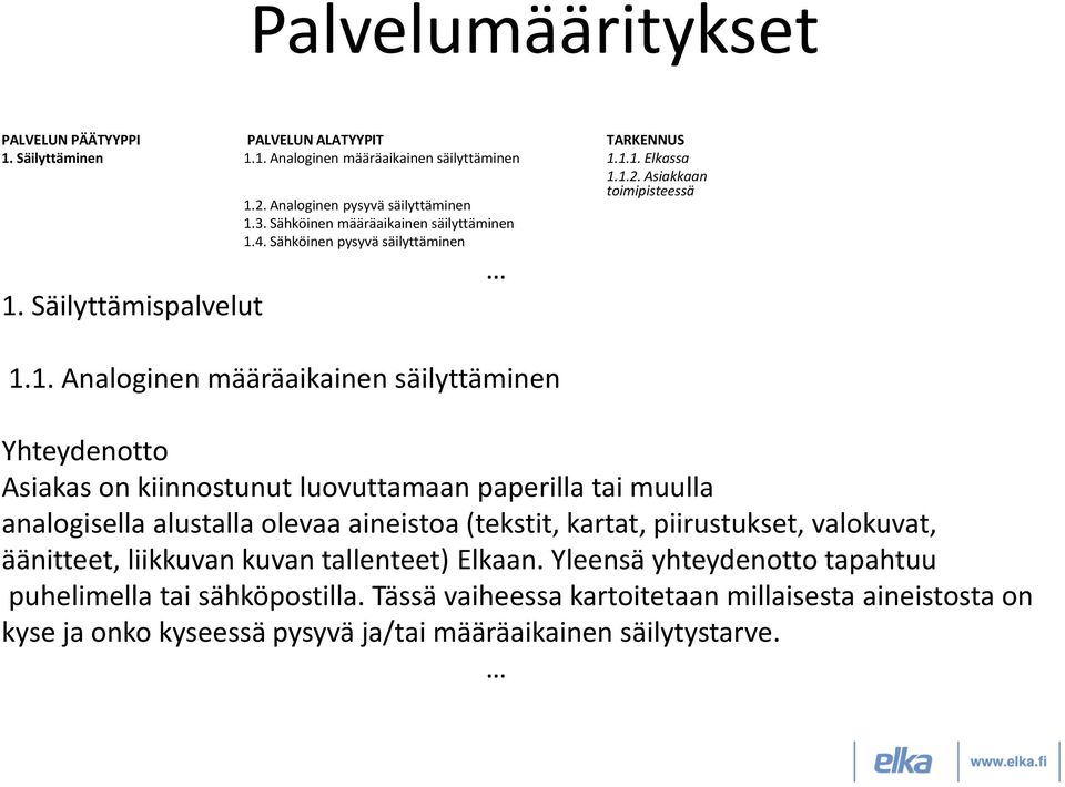 4. Sähköinen pysyvä säilyttäminen 1.