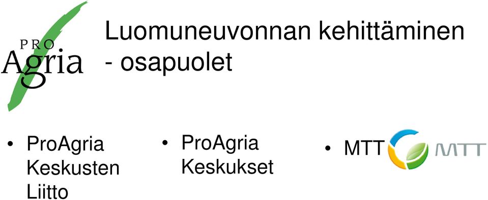 osapuolet ProAgria