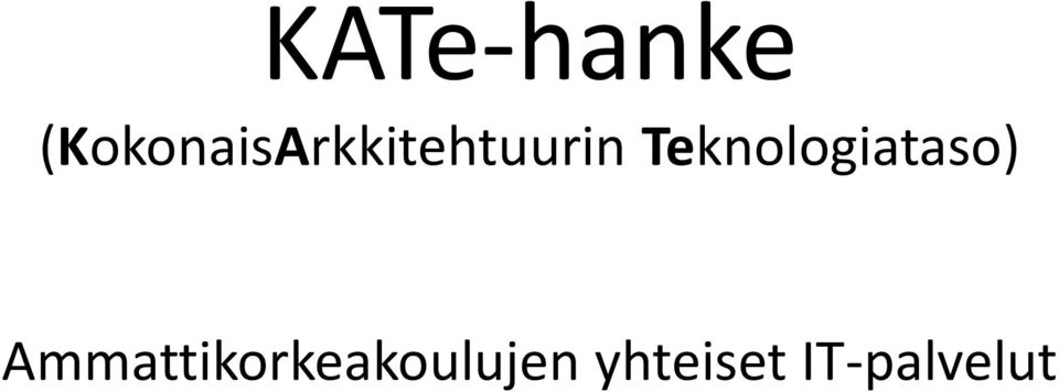Teknologiataso)