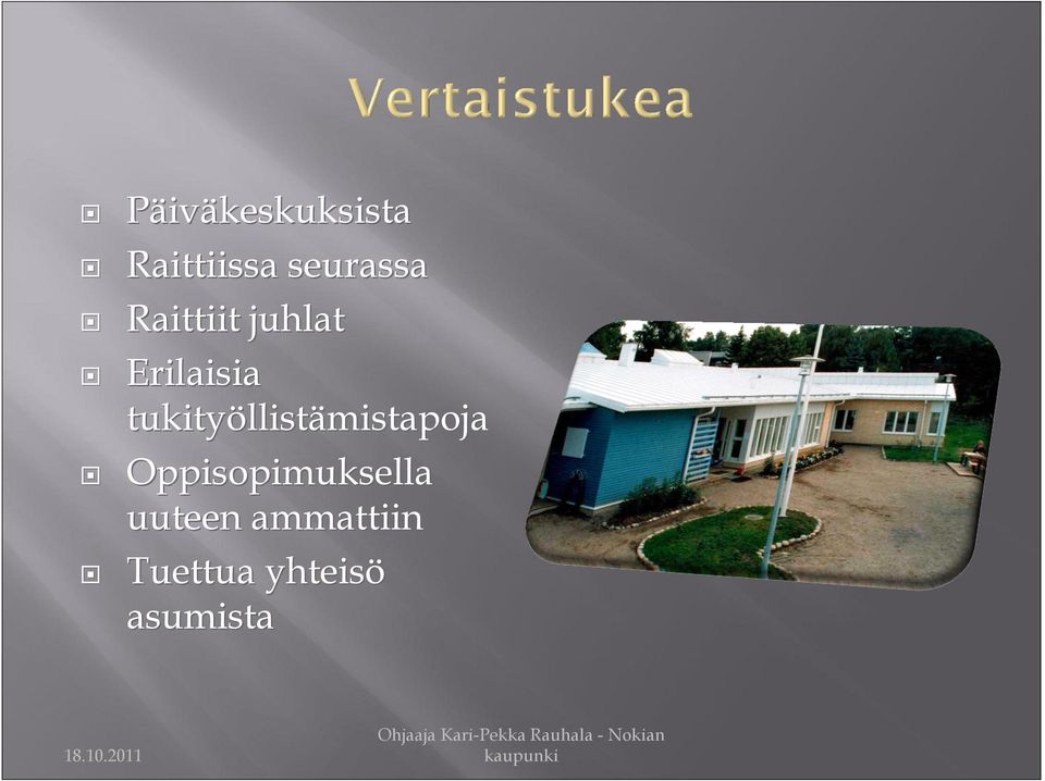 tukityöllist llistämistapoja