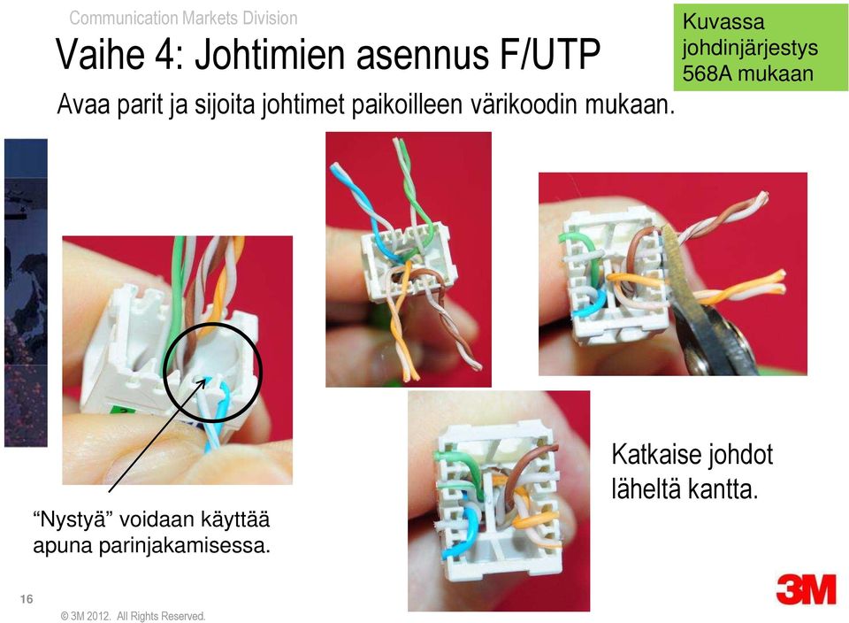 Kuvassa johdinjärjestys 568A mukaan Nystyä voidaan