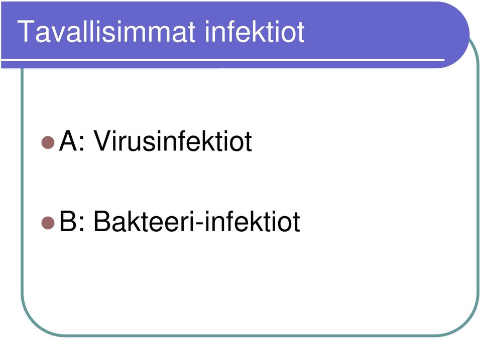 Virusinfektiot