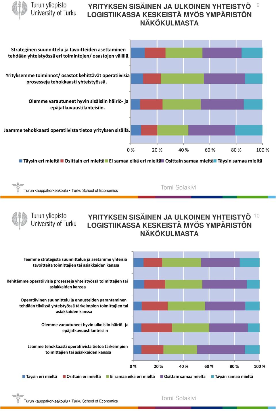 Jaamme tehokkaasti operatiivista tietoa yrityksen sisällä.