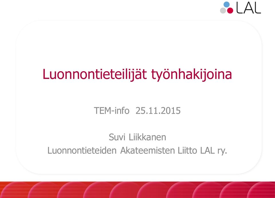 11.2015 Suvi Liikkanen