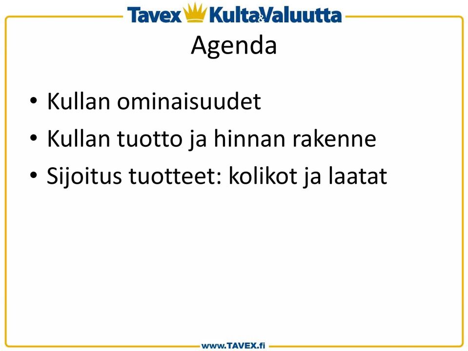 tuotto ja hinnan