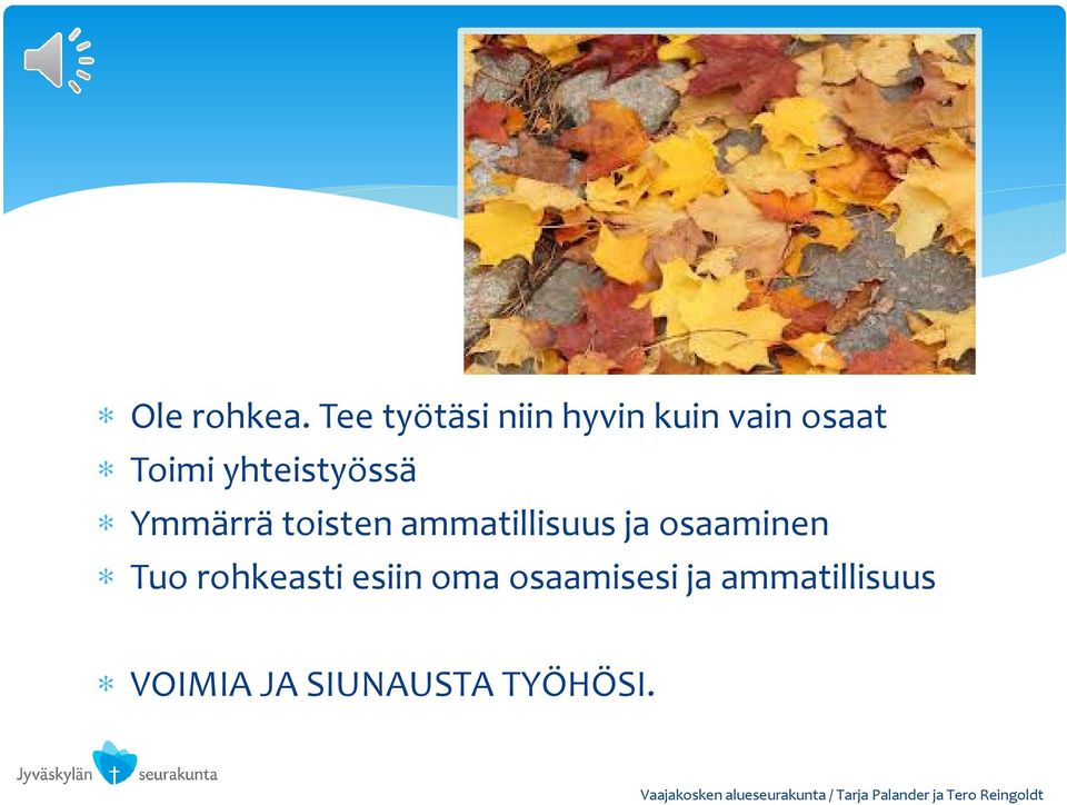 yhteistyössä Ymmärrä toisten ammatillisuus ja