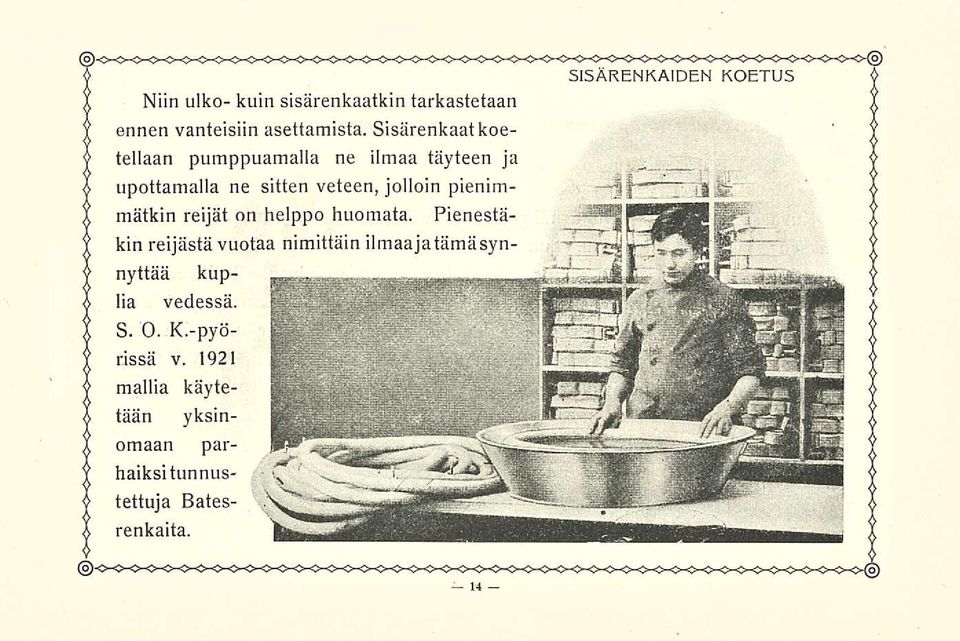 pienimmätkin reijät on helppo huomata.