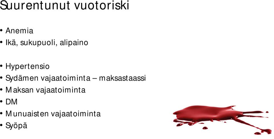 Sydämen vajaatoiminta maksastaassi