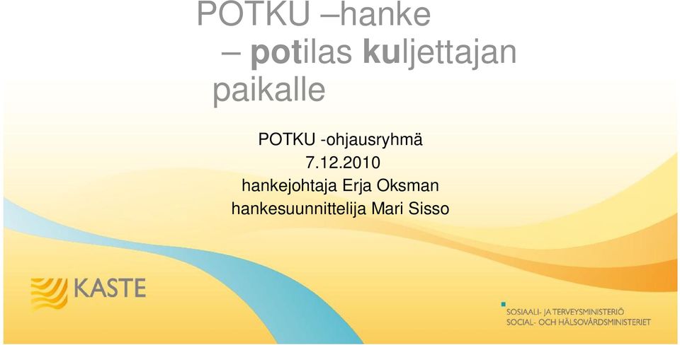 -ohjausryhmä 7.12.