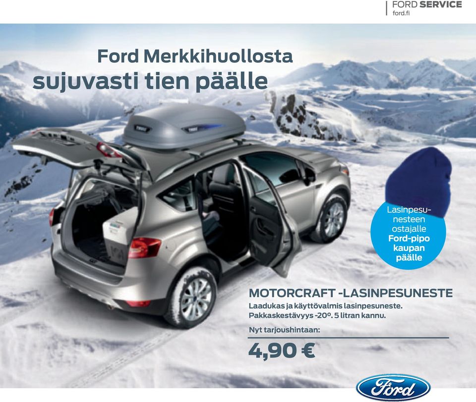 MOTORCRAFT -LASINPESUNESTE Laadukas ja käyttövalmis