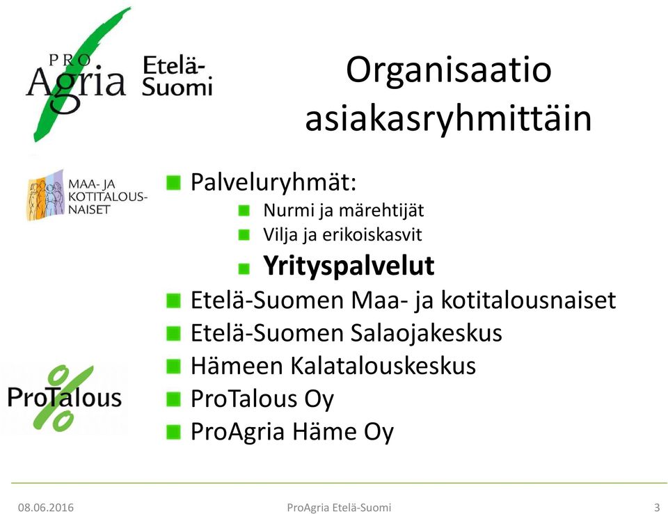 Maa- ja kotitalousnaiset Etelä-Suomen Salaojakeskus Hämeen