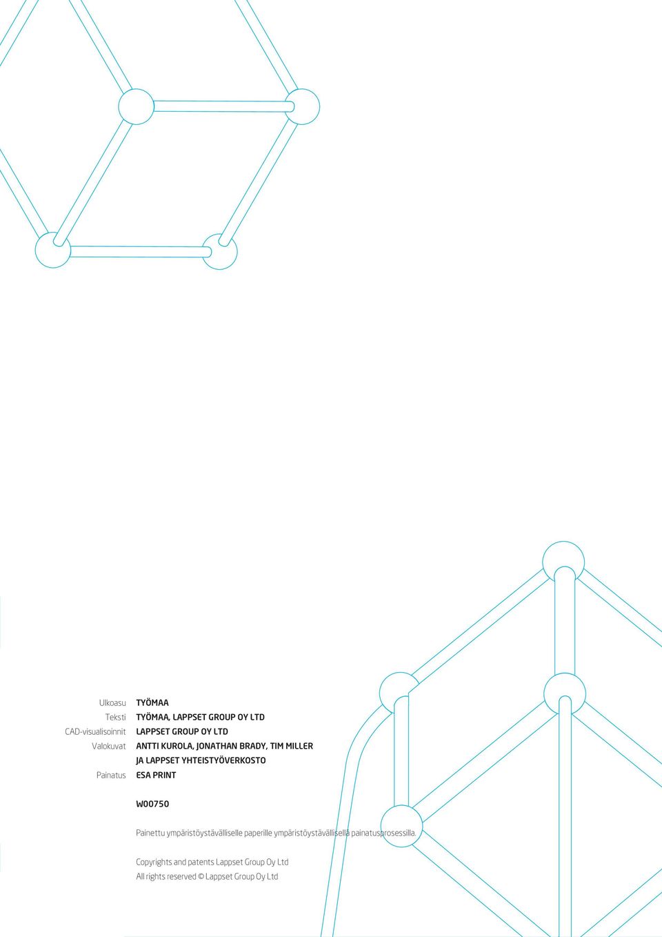 ESA PRINT W00750 Painettu ympäristöystävälliselle paperille ympäristöystävällisellä