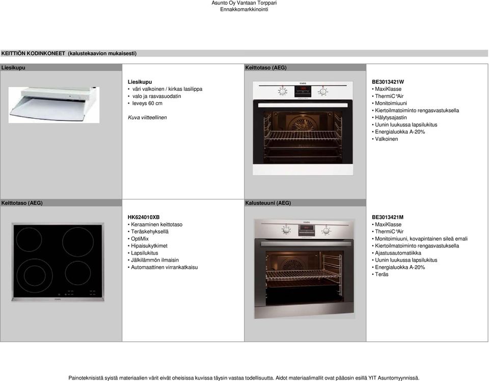 Keittotaso (AEG) Kalusteuuni (AEG) HK624010XB Keraaminen keittotaso Teräskehyksellä OptiMix Hipaisukytkimet Lapsilukitus Jälkilämmön ilmaisin Automaattinen virrankatkaisu