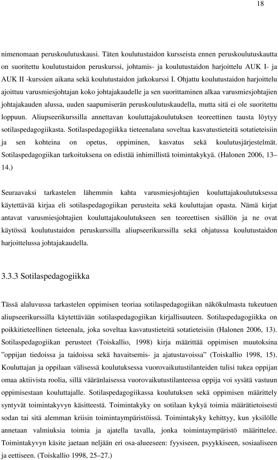 jatkokurssi I.