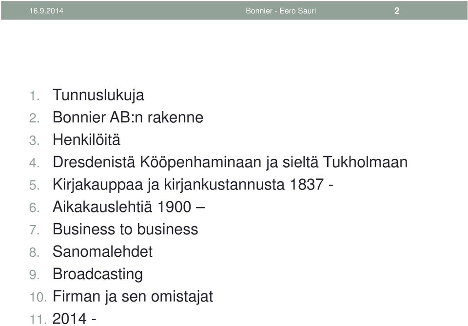 Kirjakauppaa ja kirjankustannusta 1837-6. Aikakauslehtiä 1900 7.