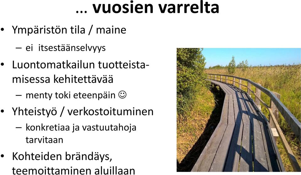 menty toki eteenpäin Yhteistyö / verkostoituminen