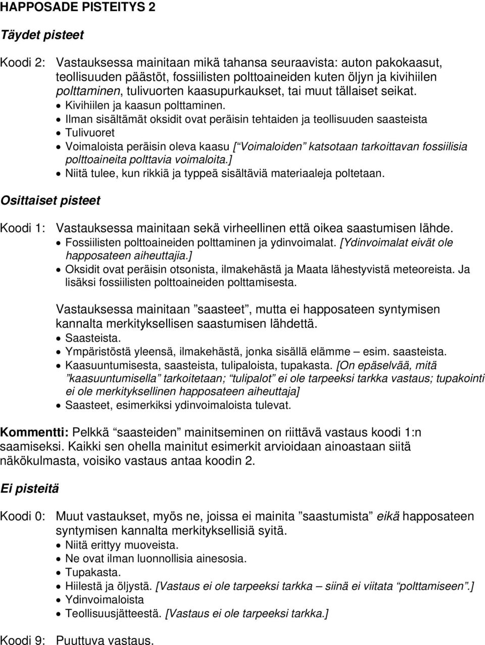 Ilman sisältämät oksidit ovat peräisin tehtaiden ja teollisuuden saasteista Tulivuoret Voimaloista peräisin oleva kaasu [ Voimaloiden katsotaan tarkoittavan fossiilisia polttoaineita polttavia