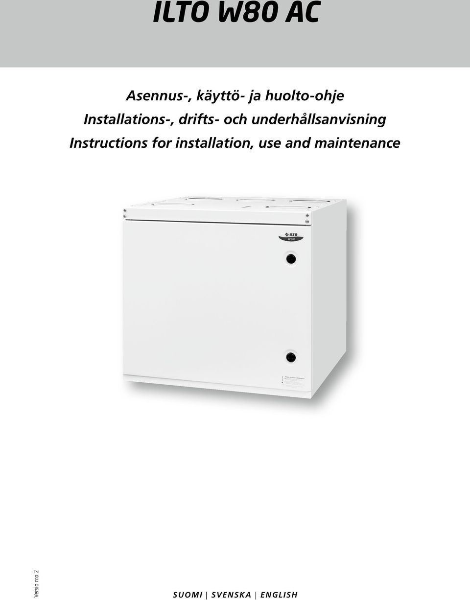 underhållsanvisning Instructions for
