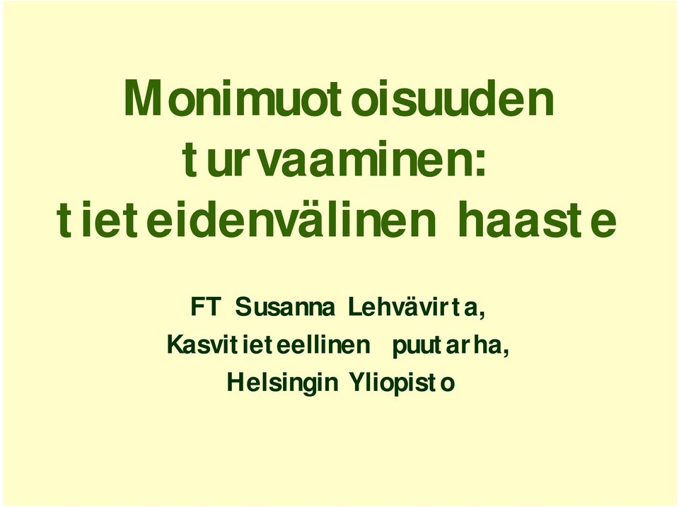 Susanna Lehvävirta,