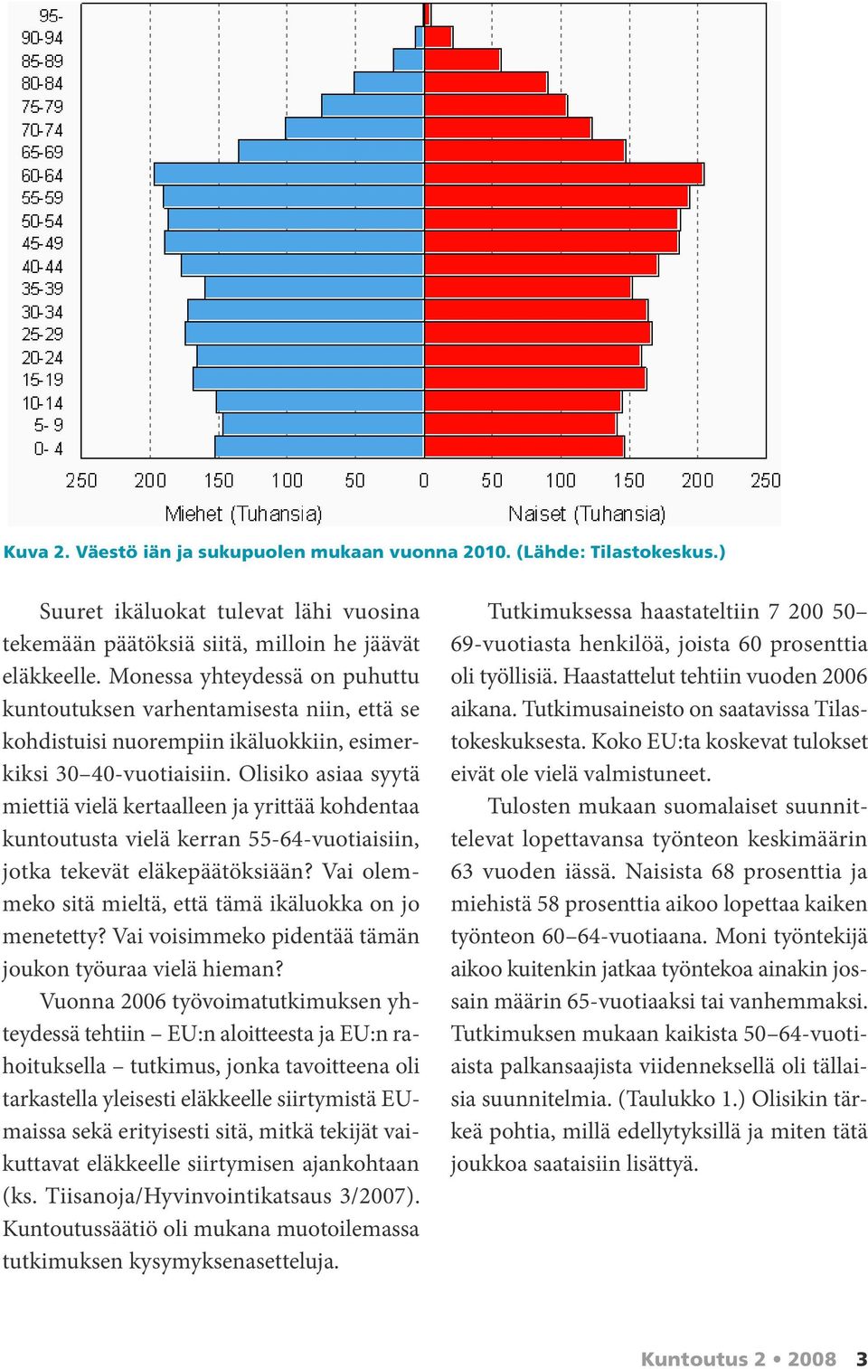 Olisiko asiaa syytä miettiä vielä kertaalleen ja yrittää kohdentaa kuntoutusta vielä kerran 55-64-vuotiaisiin, jotka tekevät eläkepäätöksiään?