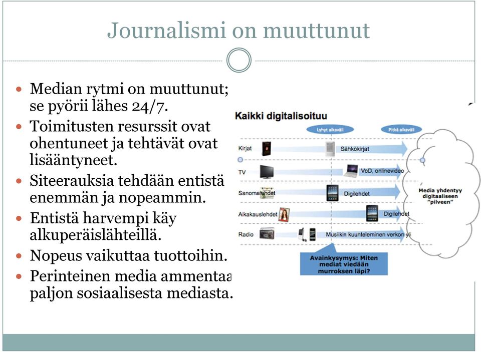 Siteerauksia tehdään entistä enemmän ja nopeammin.