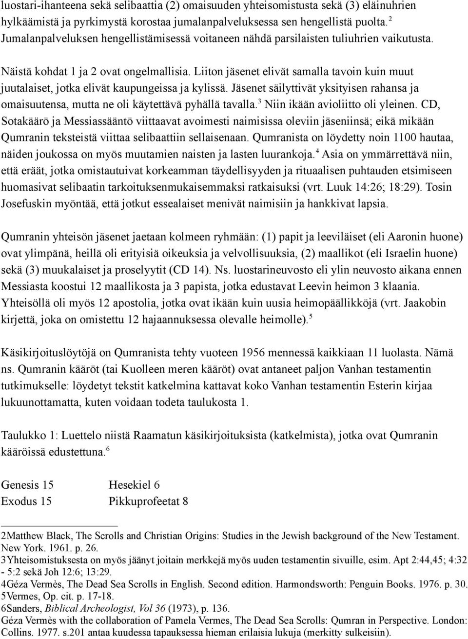 Liiton jäsenet elivät samalla tavoin kuin muut juutalaiset, jotka elivät kaupungeissa ja kylissä. Jäsenet säilyttivät yksityisen rahansa ja omaisuutensa, mutta ne oli käytettävä pyhällä tavalla.