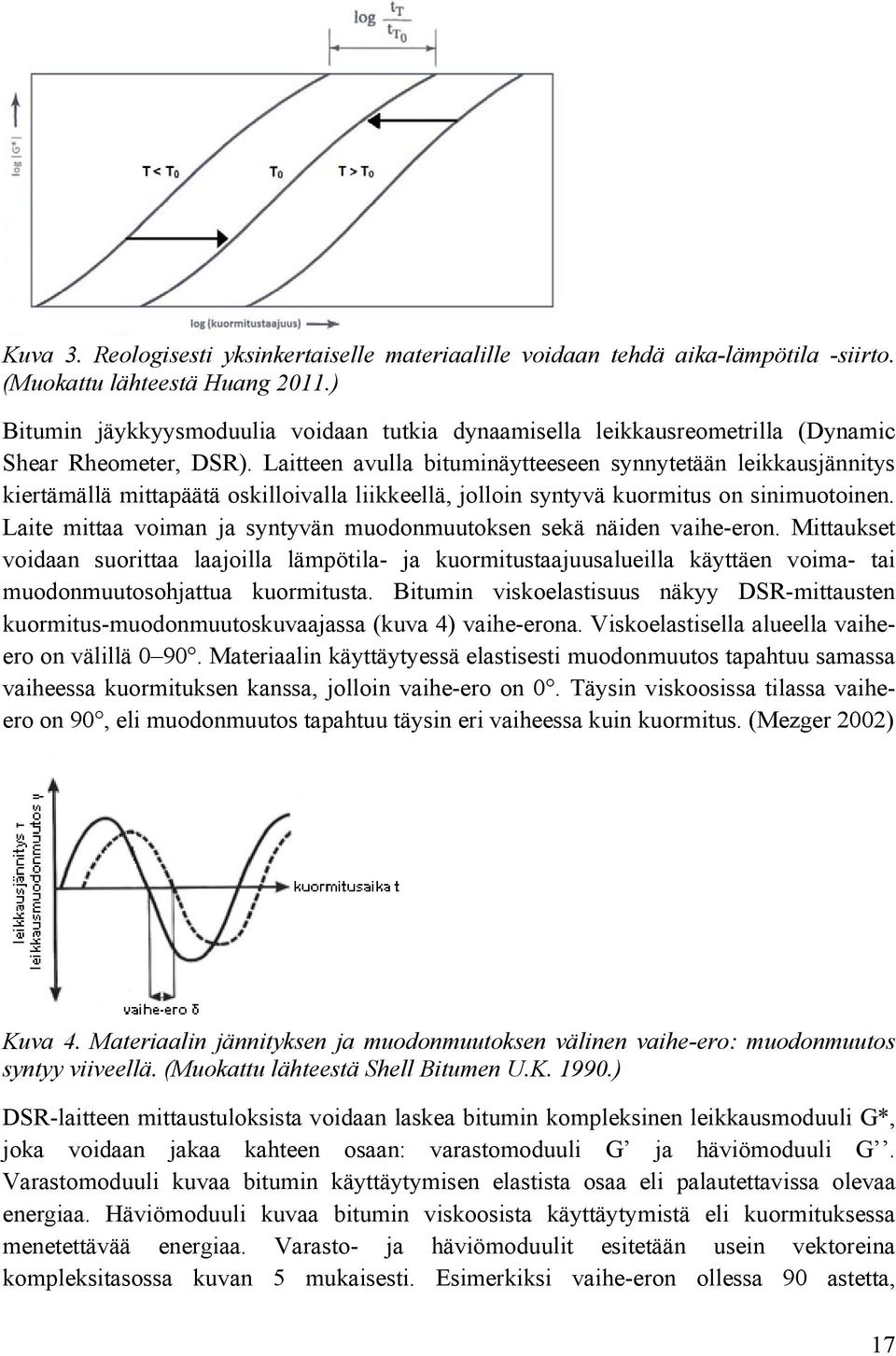 Laitteen avulla bituminäytteeseen synnytetään leikkausjännitys kiertämällä mittapäätä oskilloivalla liikkeellä, jolloin syntyvä kuormitus on sinimuotoinen.