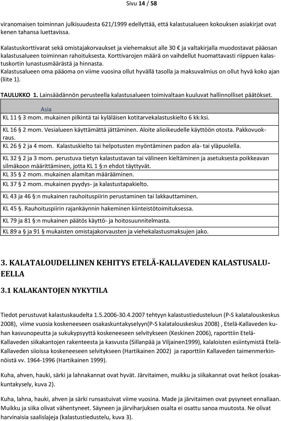 Korttivarojen määrä on vaihdellut huomattavasti riippuen kalastuskortin lunastusmäärästä ja hinnasta.