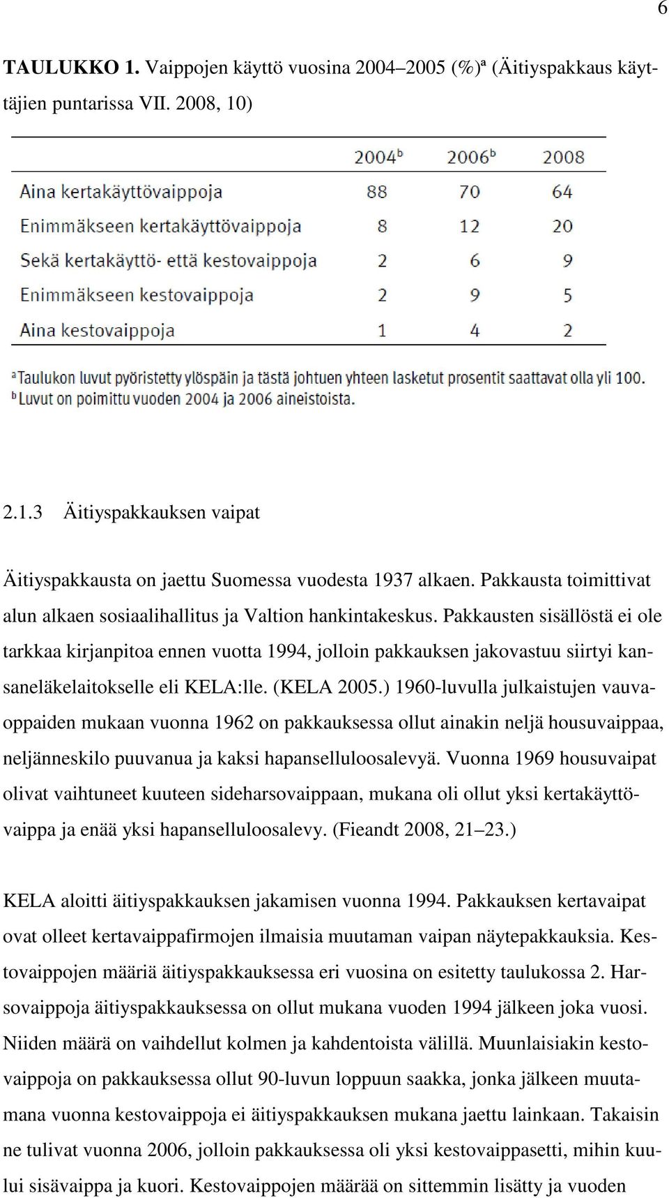 Pakkausten sisällöstä ei ole tarkkaa kirjanpitoa ennen vuotta 1994, jolloin pakkauksen jakovastuu siirtyi kansaneläkelaitokselle eli KELA:lle. (KELA 2005.