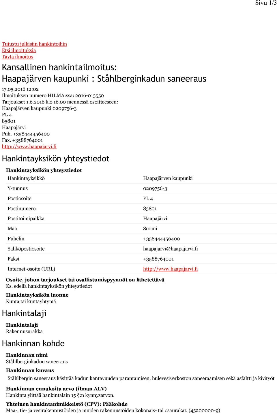 haapajarvi.