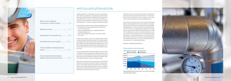 vaikuttava peruspalvelu ja osa yhdyskuntien infrastruktuuria. Jätehuollon tehokas hoitaminen edellyttää kunnilta tiivistä yhteistyötä.