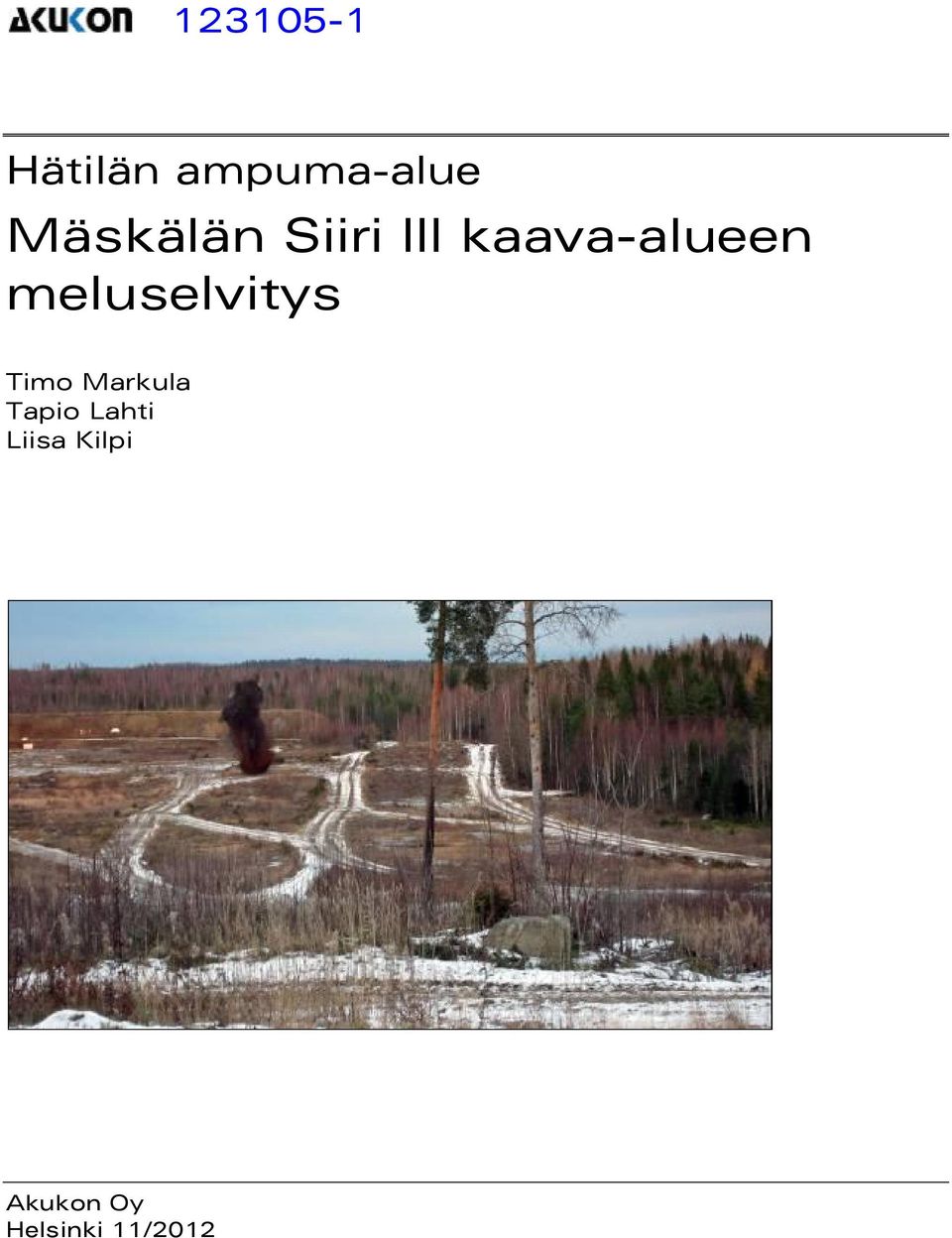 meluselvitys Timo Markula Tapio