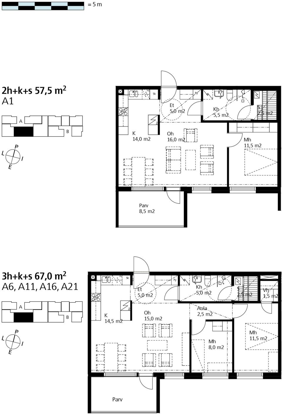 H+k+s 67,0 m 2 sunnot 6, 11, 16, 2 21 H+k+s 57,5 m 2 sunnot 1 3h+k+s 67,0 m 2 6,
