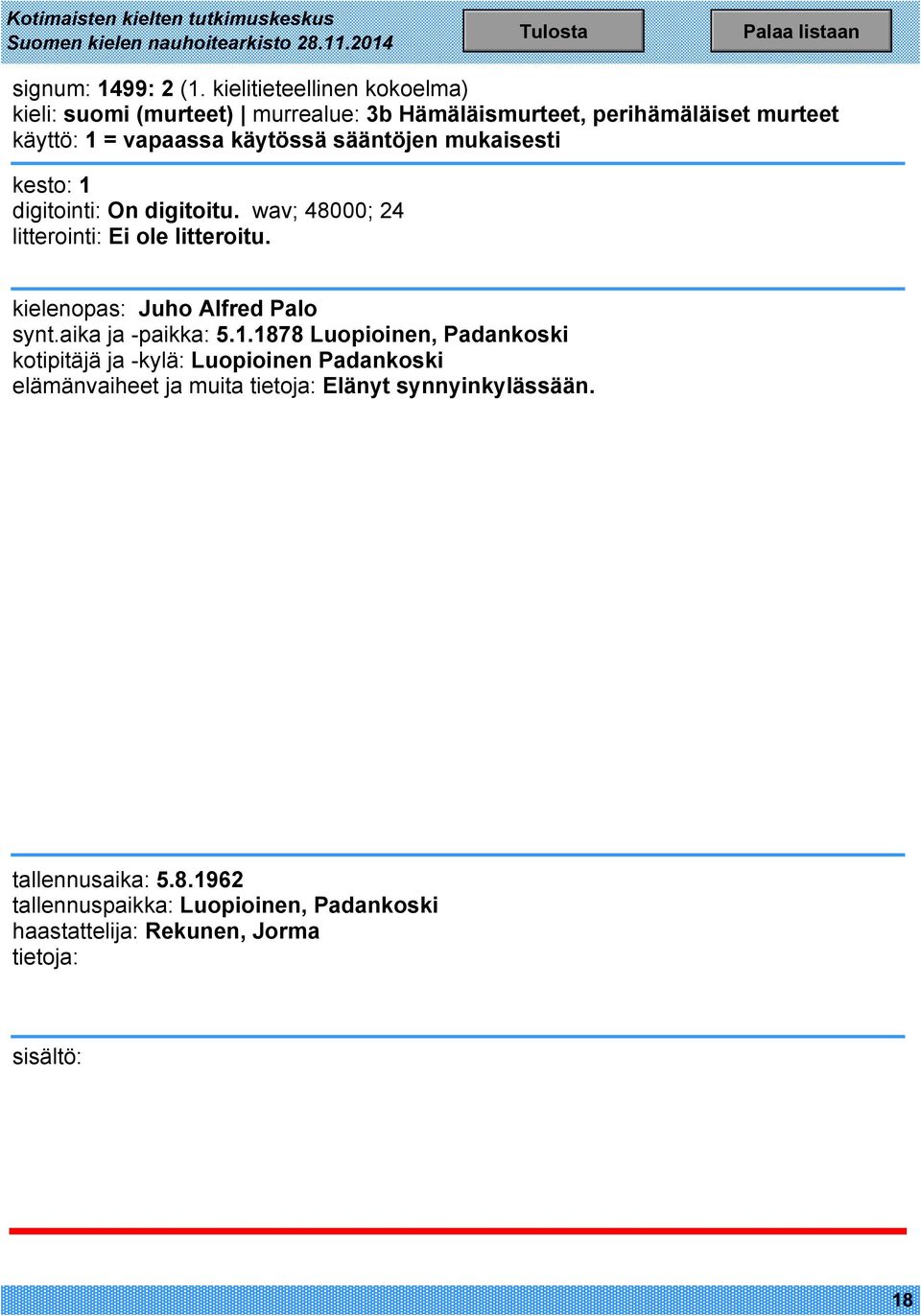 aika ja -paikka: 5.1.