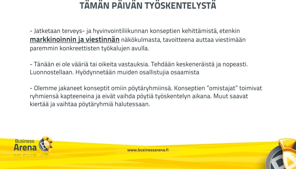 Tehdään keskeneräistä ja nopeasti. Luonnostellaan.