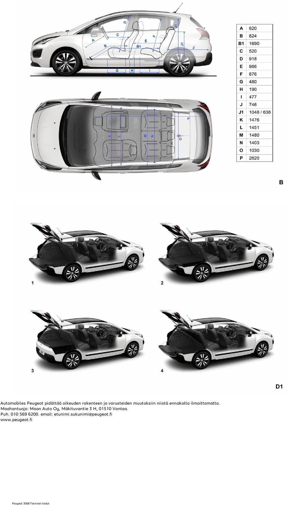 Maahantuoja: Maan Auto Oy, Mäkituvantie 3 H, 01510 Vantaa.