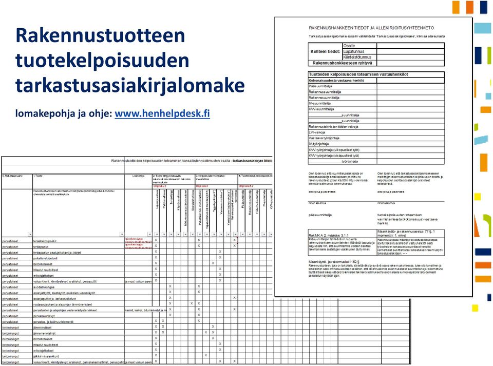 tarkastusasiakirjalomake