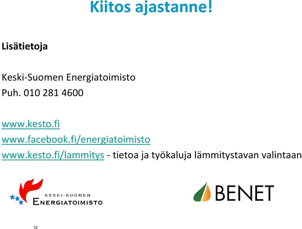 010 281 4600 www.kesto.fi www.facebook.