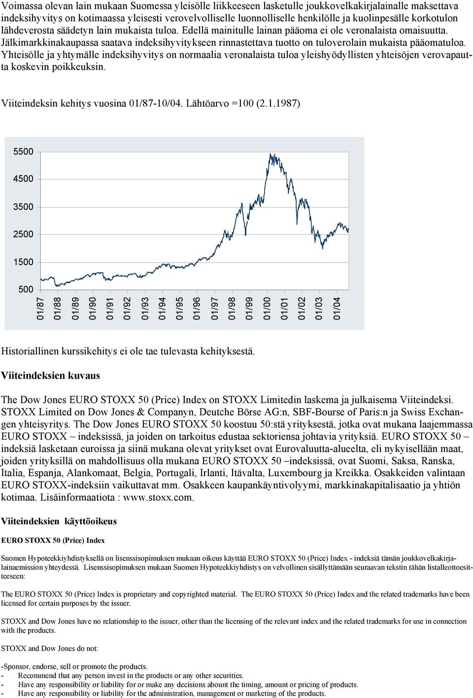 Jälkimarkkinakaupassa saatava indeksihyvitykseen rinnastettava tuotto on tuloverolain mukaista pääomatuloa.